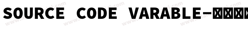 SOURCE CODE VARABLE字体转换